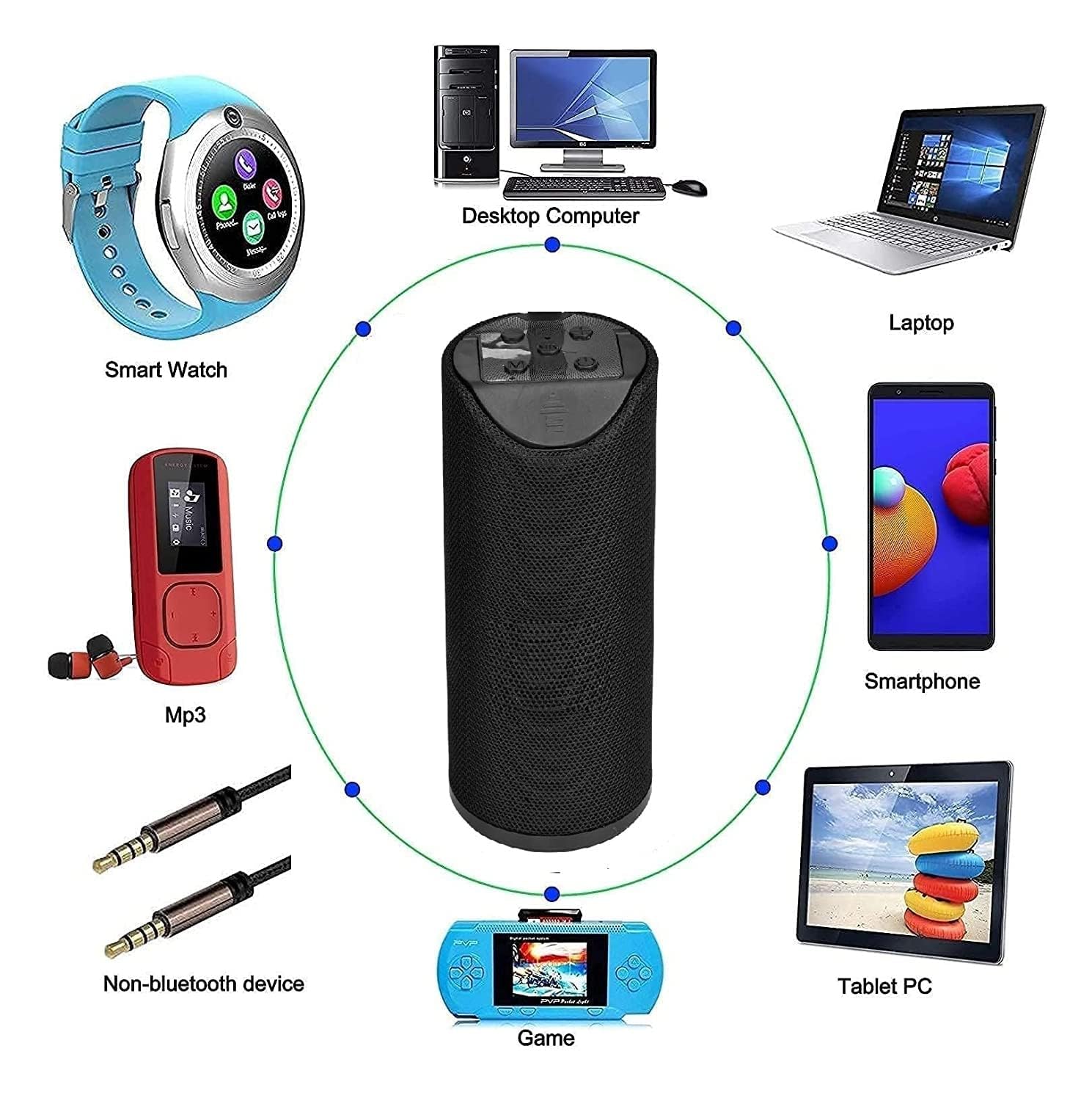 Amronix Sound 6W Bluetooth Speaker, Portable & Lightweight